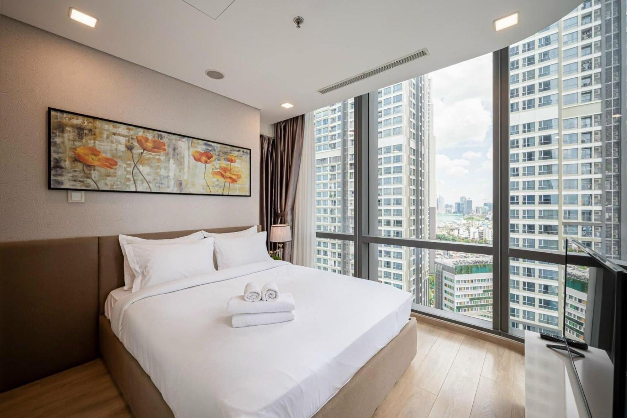 Sky Park Apartment - Vinhomes Central Park โฮจิมินห์ซิตี้ ภายนอก รูปภาพ
